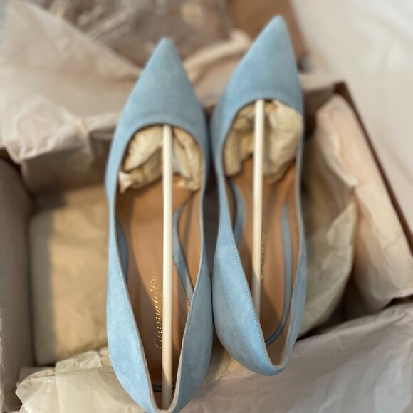 Gianvito Rossi 105mm suede pumps size 39 NEW - Picture 8 of 16
